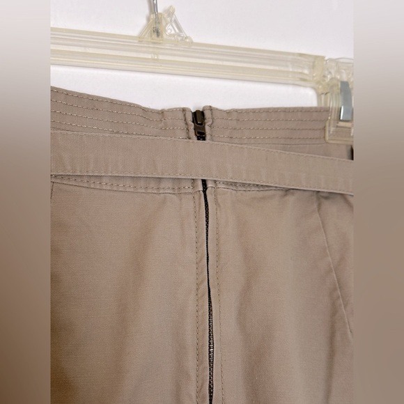 GAP A-Line Utility Skirt in Iconic Khaki with Tie Belt – Size 6 - Picture 6 of 9